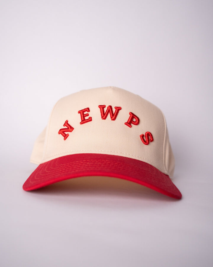 Newps Snapback - Cream/Red