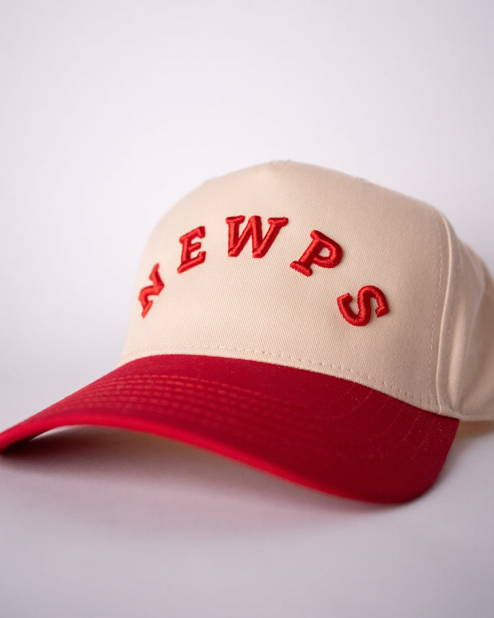 Newps Snapback - Cream/Red